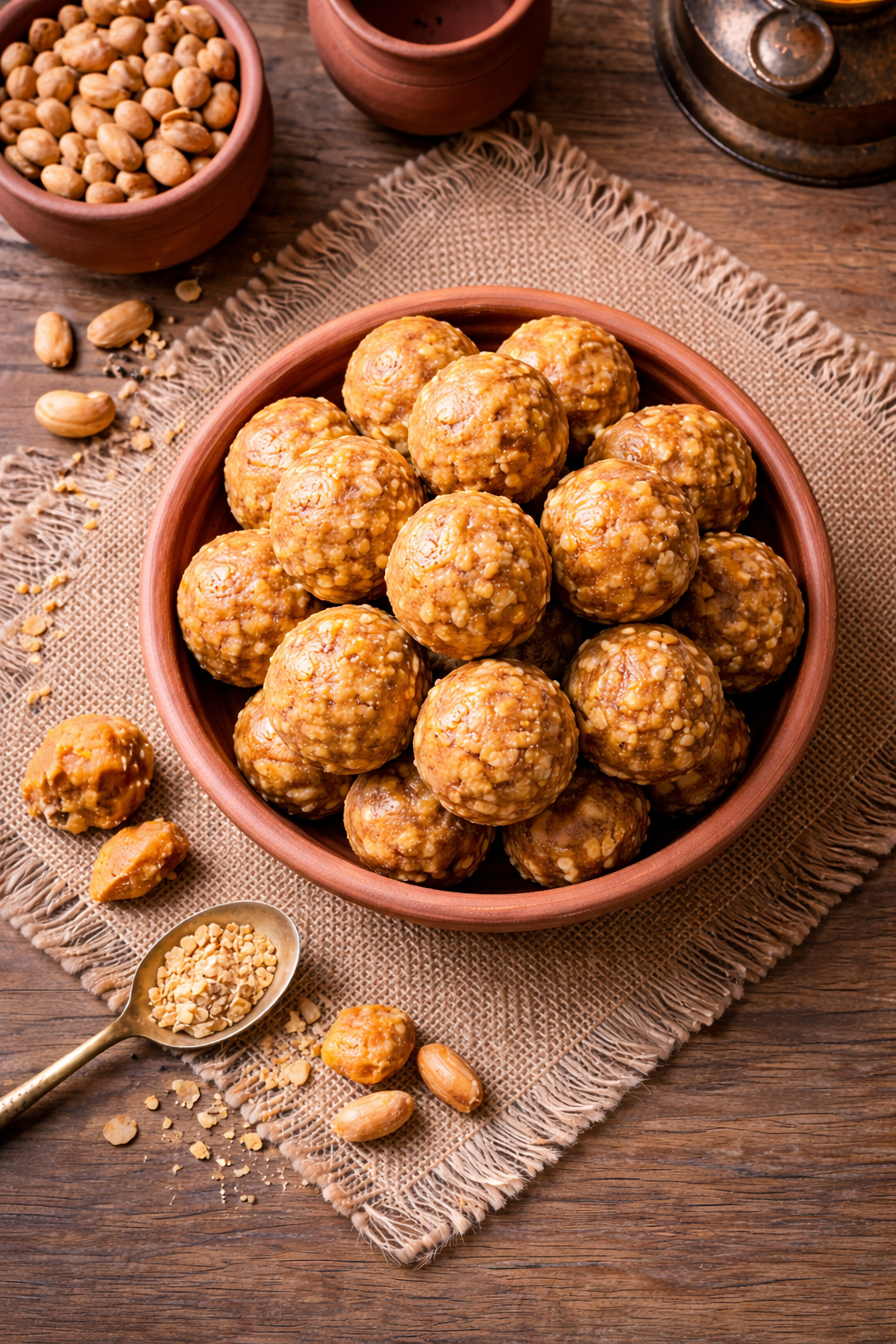 Peanut Laddus (Jaggery)