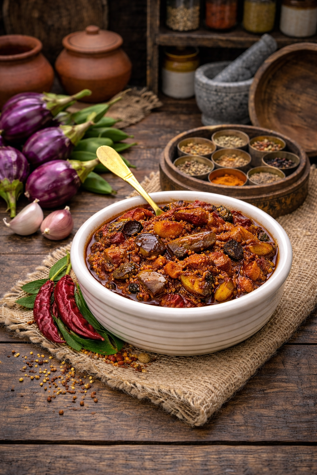 Brinjal (Vankaya) Pickle