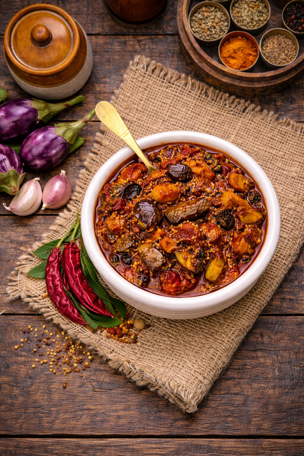 Brinjal (Vankaya) Pickle