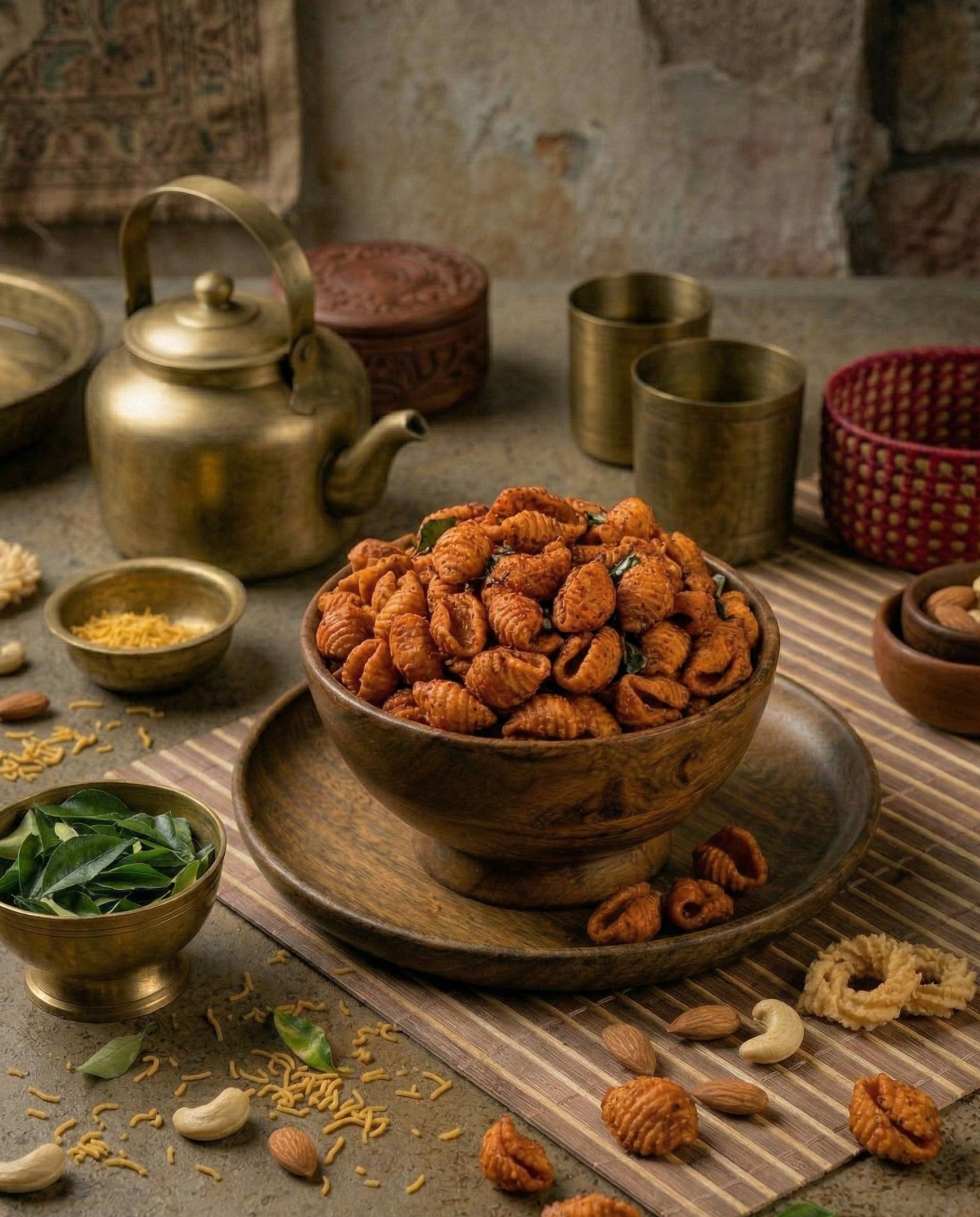 Karam (spicy) Gavvalu