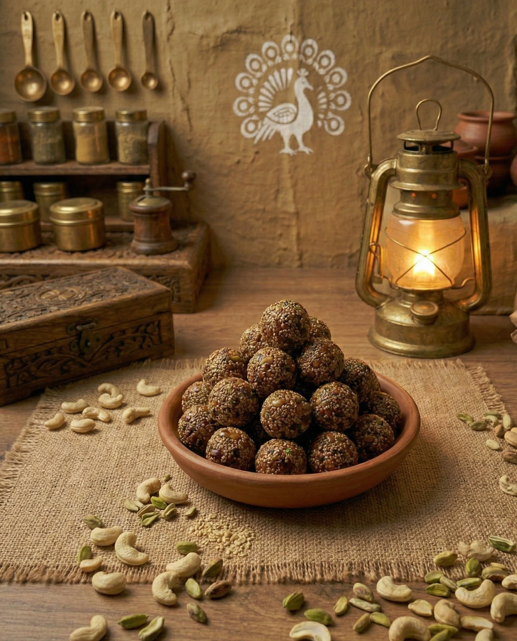 Peanut/Sesame Laddu (Jaggery)