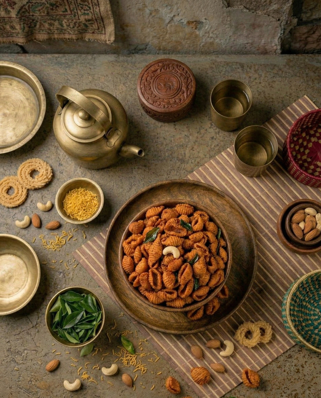 Karam (spicy) Gavvalu
