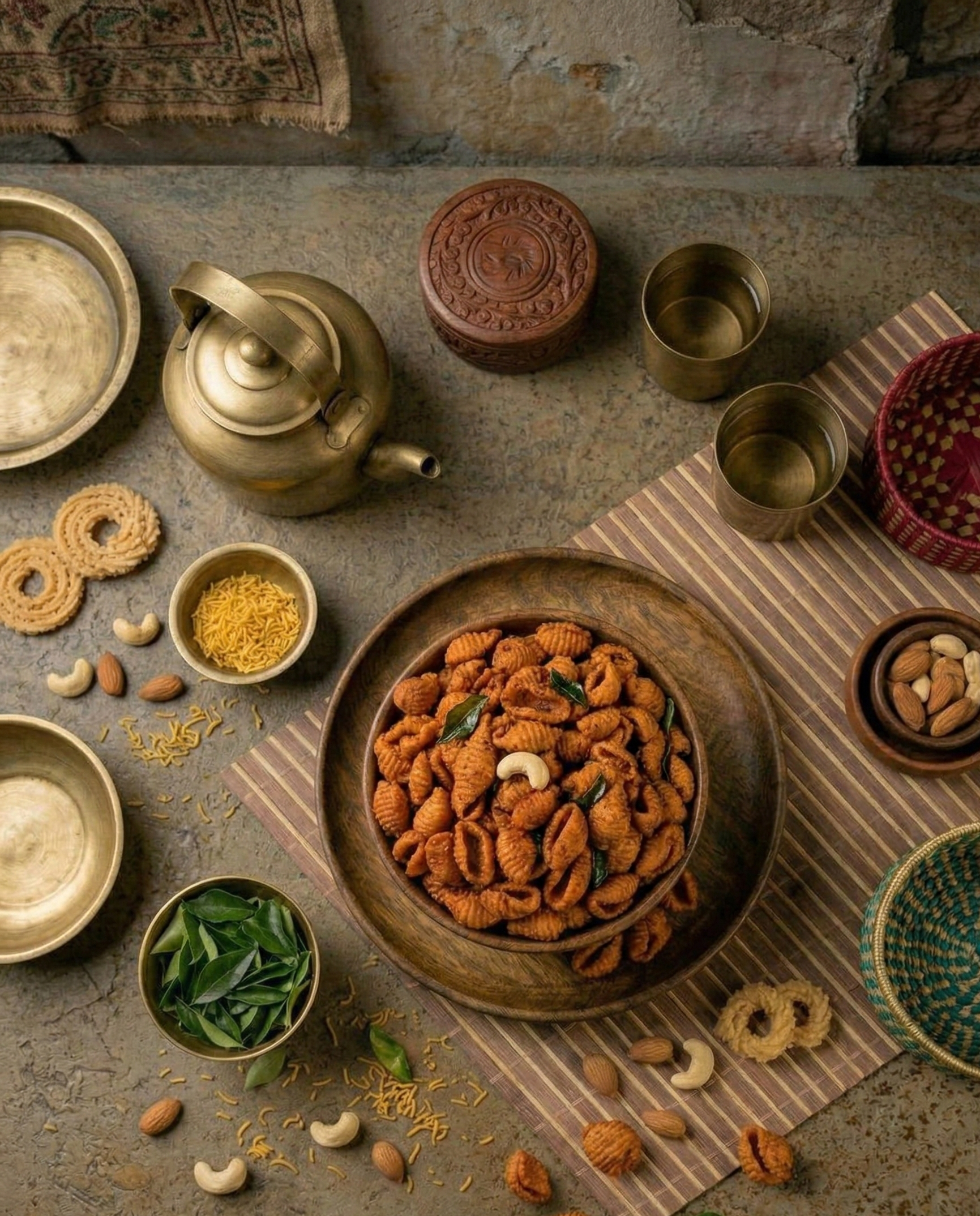 Karam (spicy) Gavvalu