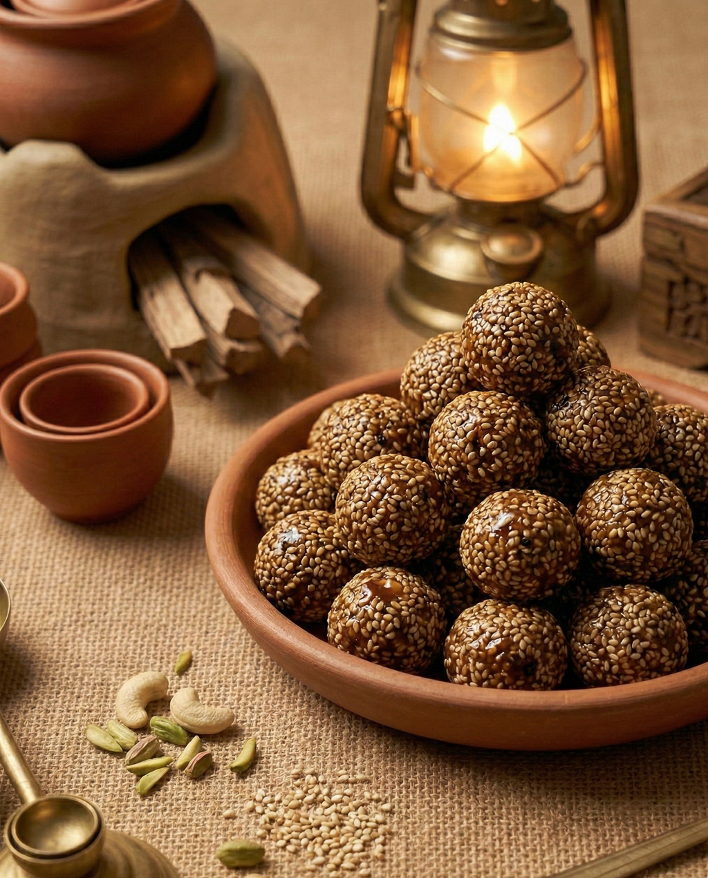 Peanut/Sesame Laddu (Jaggery)
