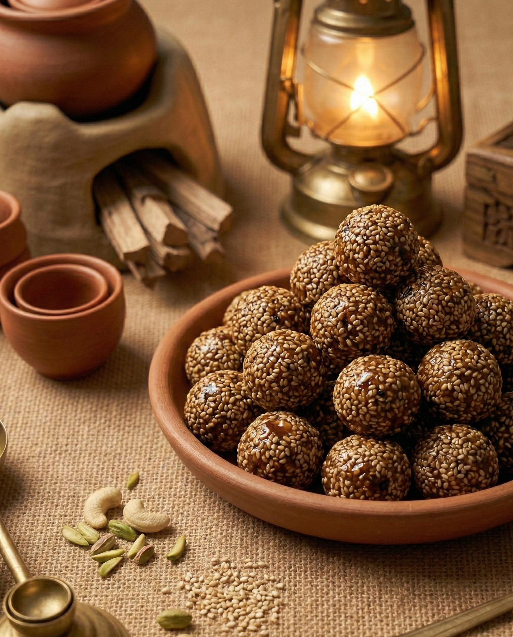 Peanut/Sesame Laddu (Jaggery)