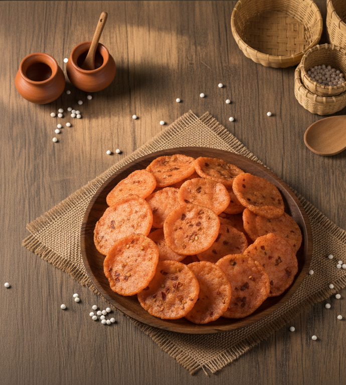 Red Chilli (Saggubiyyam) Vadiyalu