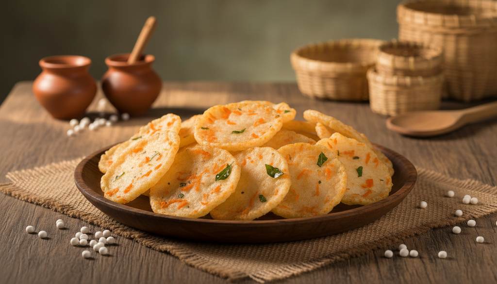 Carrot (Saggubiyyam) Vadiyalu