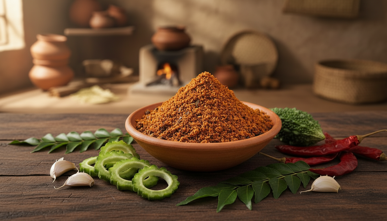 Karela (Kakarakaya) Chilli Powder