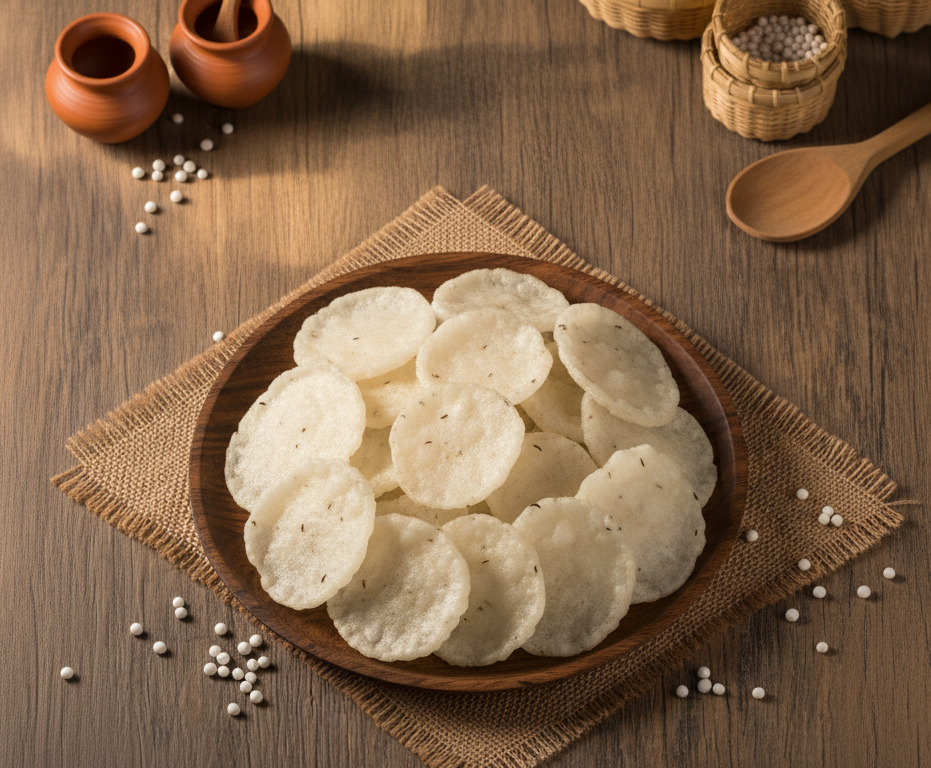 Saggubiyyam & Riceflour Vadiyalu