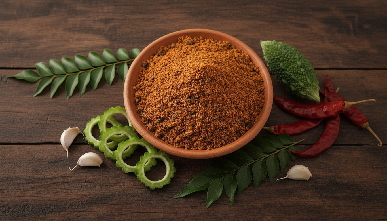 Karela (Kakarakaya) Chilli Powder