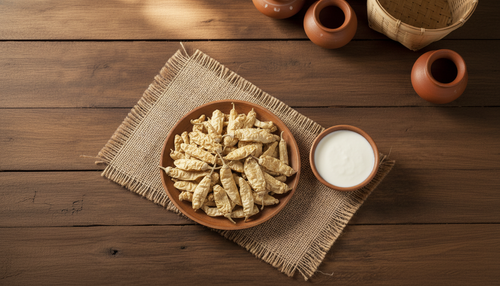 Challa Mirchi (Buttermilk Mirchi)