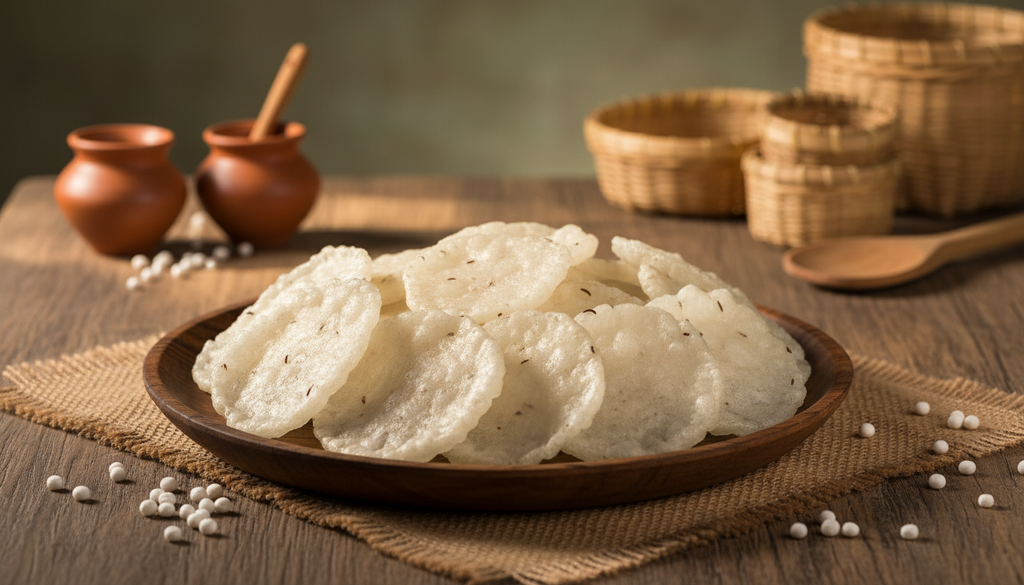 Saggubiyyam & Riceflour Vadiyalu