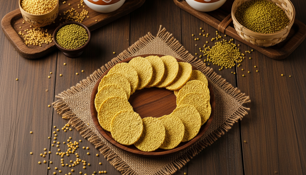 Pesarapappu (Moongdal) Vadiyalu