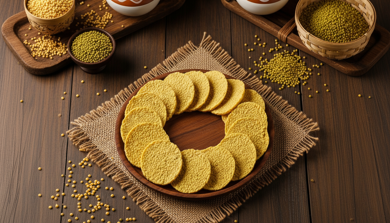 Pesarapappu (Moongdal) Vadiyalu